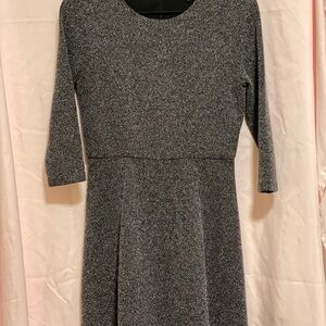 Banana Republic Charcoal Long Sleeve Dress